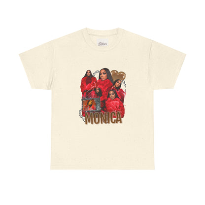 Stylish Unisex Heavy Cotton Tee with 'MONICA' Design, Trendy Graphic Tee