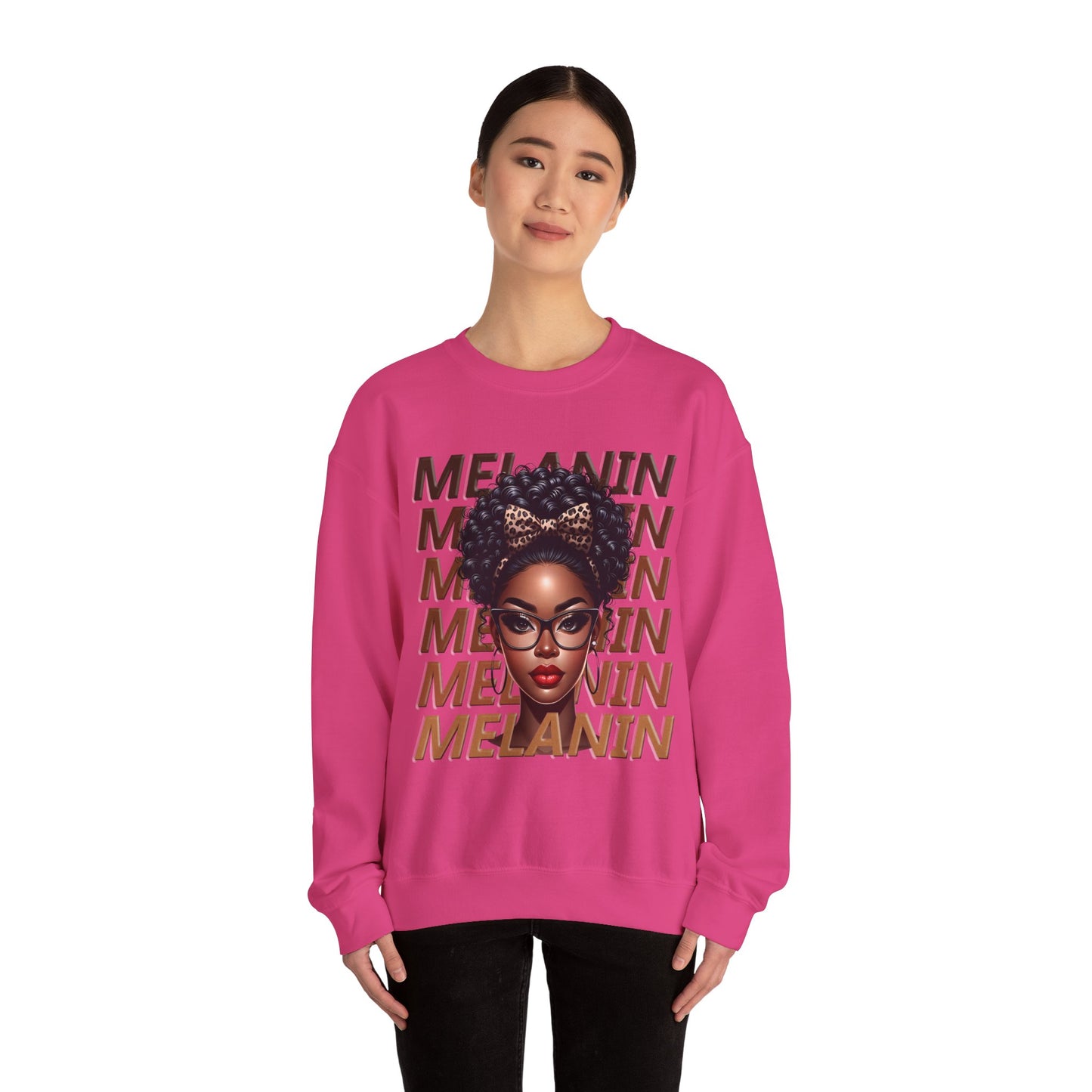 Melanin Inspired Unisex Heavy Blend™ Crewneck Sweatshirt