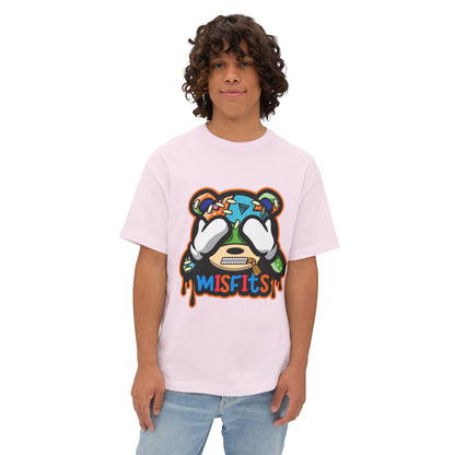 Misfits Bear Graphic Tee —  Streetwear Oversized Boxy T-Shirt