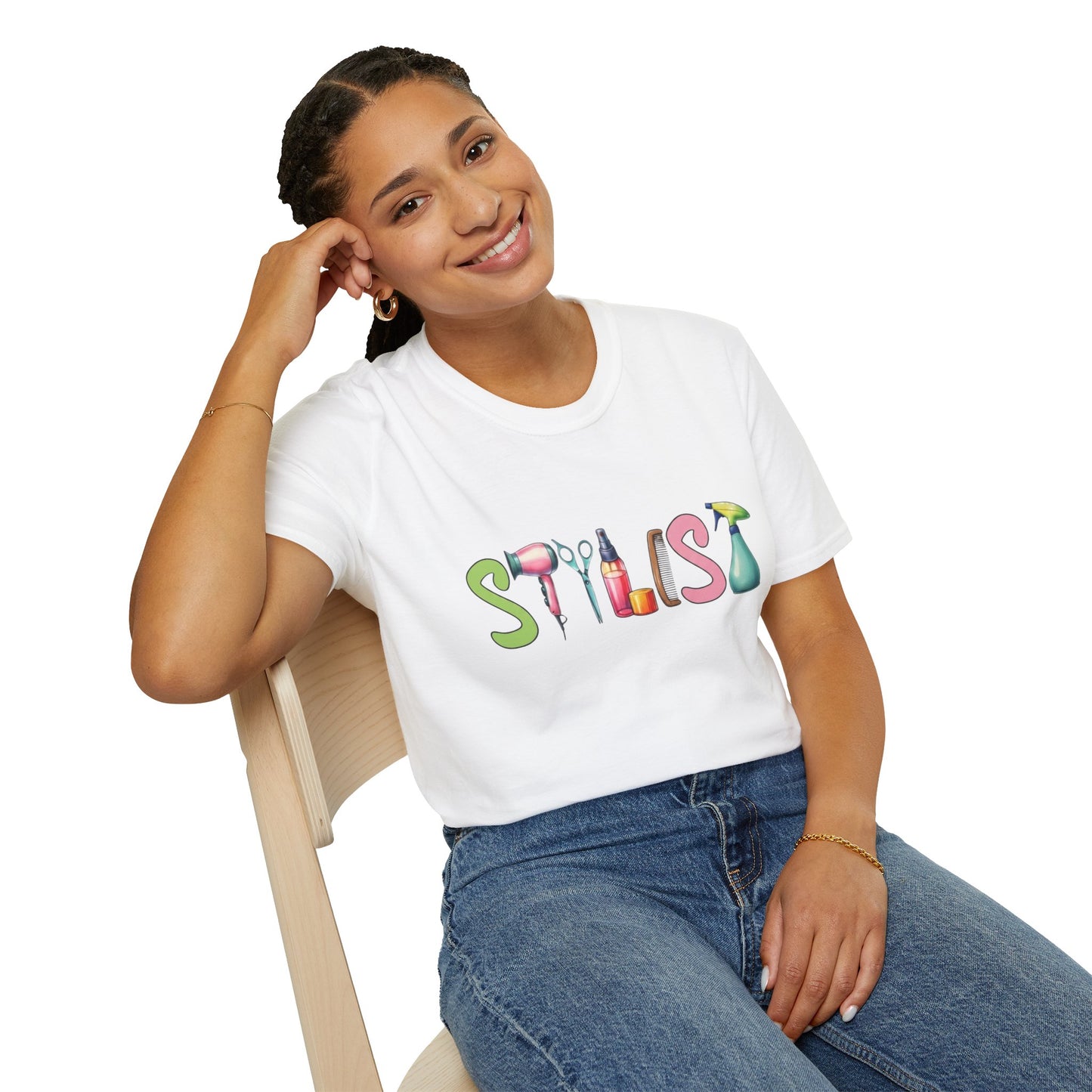 Stylist Tools Graphic T-Shirt — Salon Hairdresser Tee