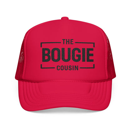 Bougie Foam Trucker Hat — 'The Bougie' Embroidered Mesh Cap