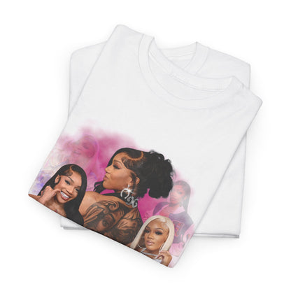 GloRilla Graphic Unisex Heavy Cotton Tee - Casual Streetwear for Music Lovers - Williams Boutique 