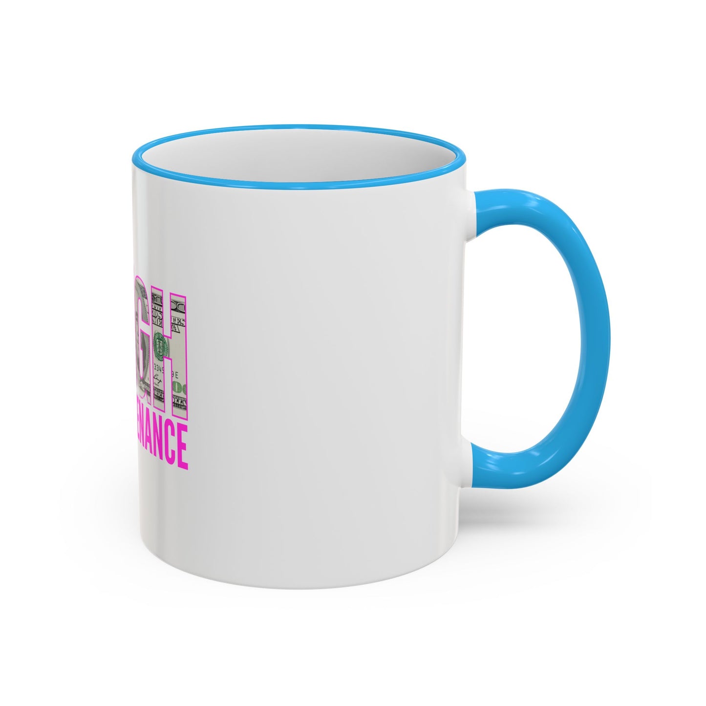 High Maintenance Lipstick Accent Rim Mug