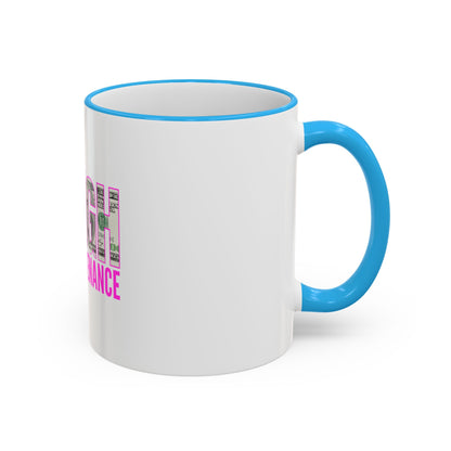 High Maintenance Lipstick Accent Rim Mug