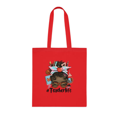 #Teacherlife Tote Bag, Eco-Friendly Tote