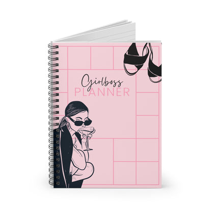 Girlboss Planner Spiral Notebook - Williams Boutique 