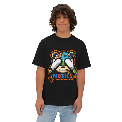 Misfits Bear Graphic Tee —  Streetwear Oversized Boxy T-Shirt