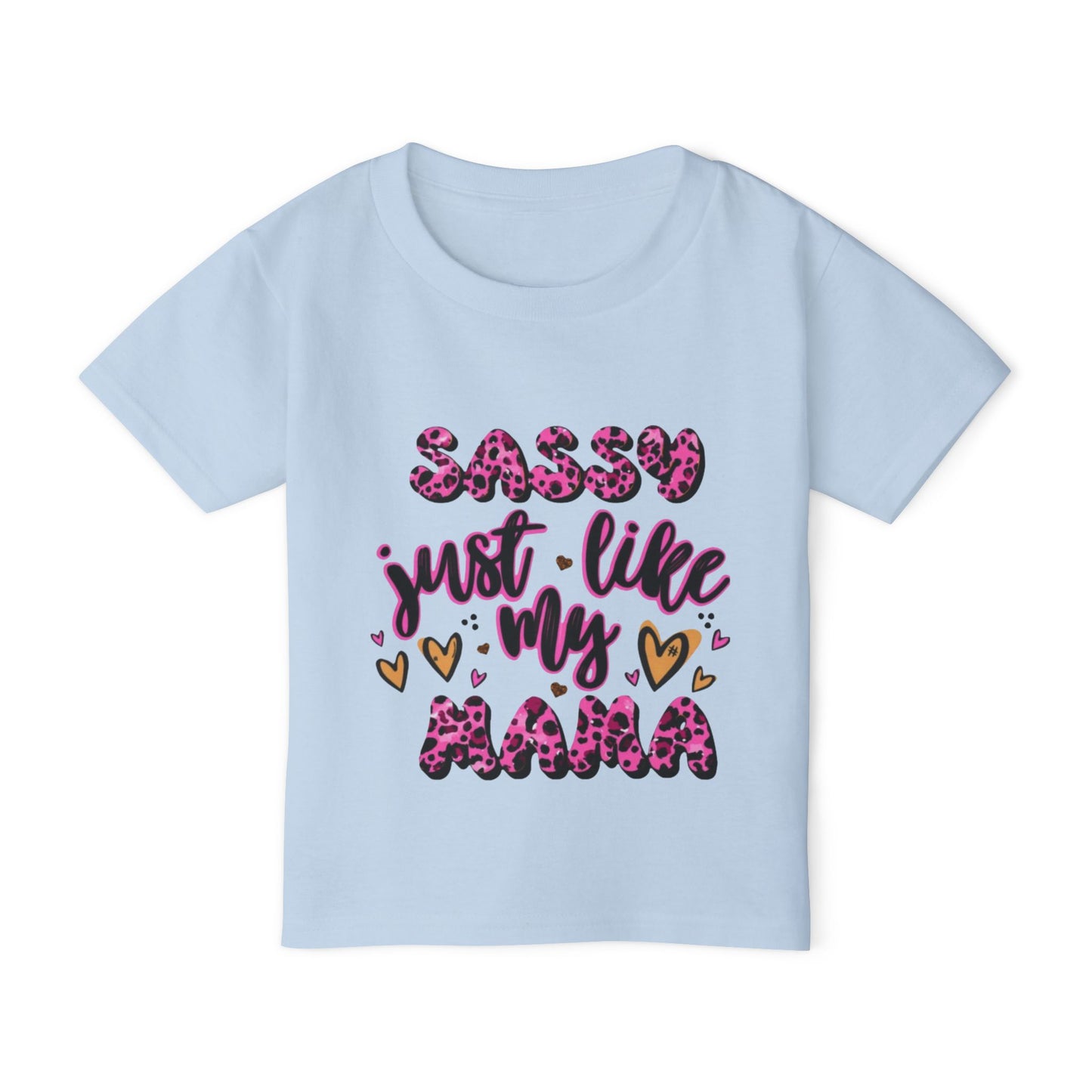 Sassy Just Like My Mama Toddler T-Shirt — Cute Leopard Tee