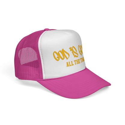 God Is Good Trucker Hat — ‘God Is Good All The Time’ Faith Mesh Cap