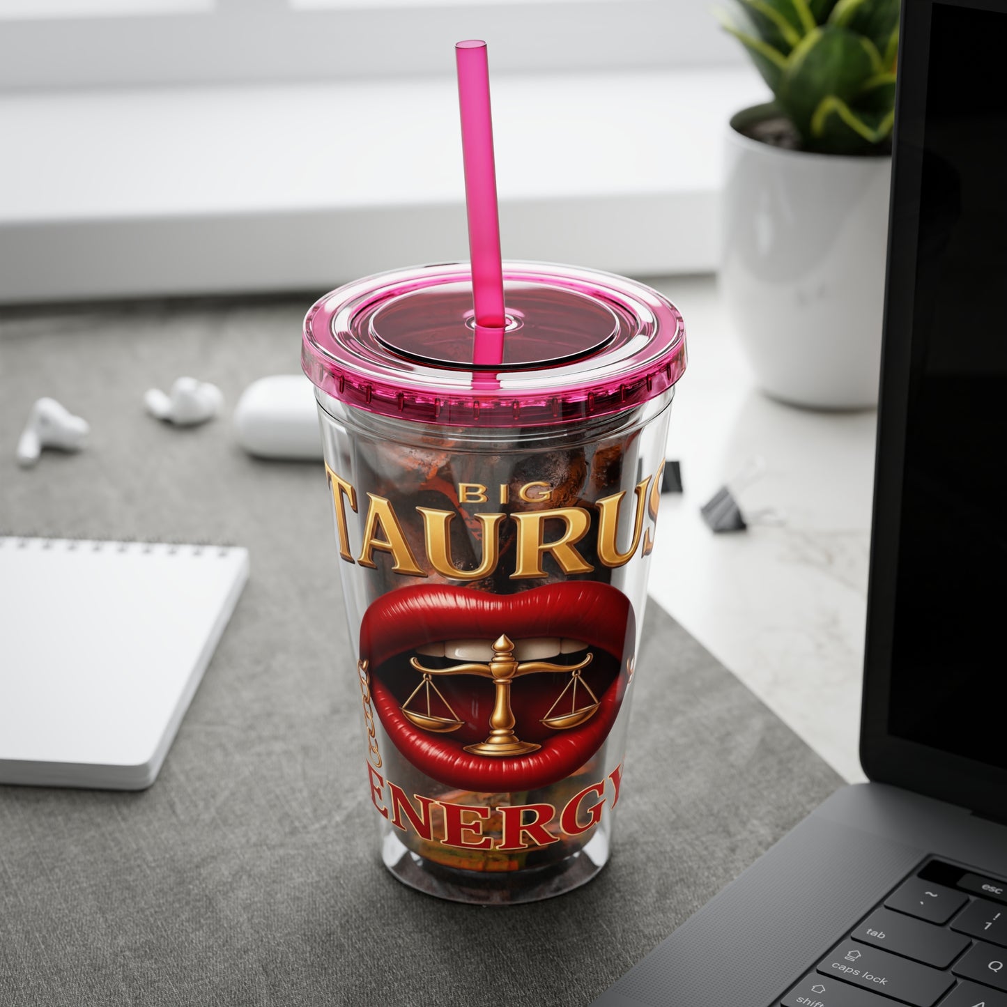Tumbler — Big Taurus Energy Straw Cup