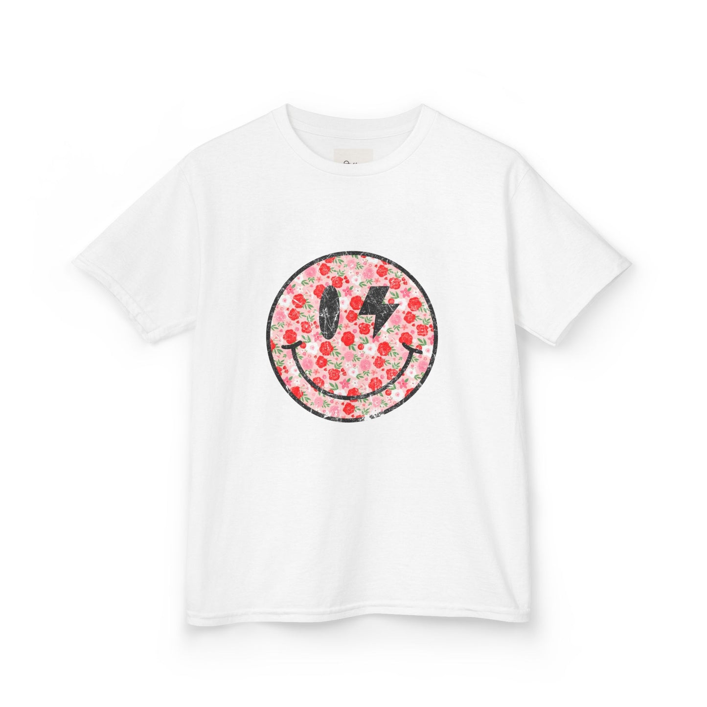 Floral Smiley Graphic Tee