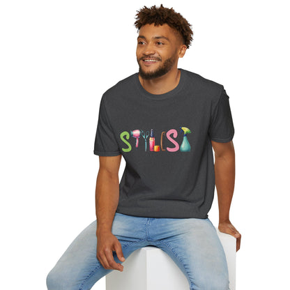 Stylist Tools Graphic T-Shirt — Salon Hairdresser Tee