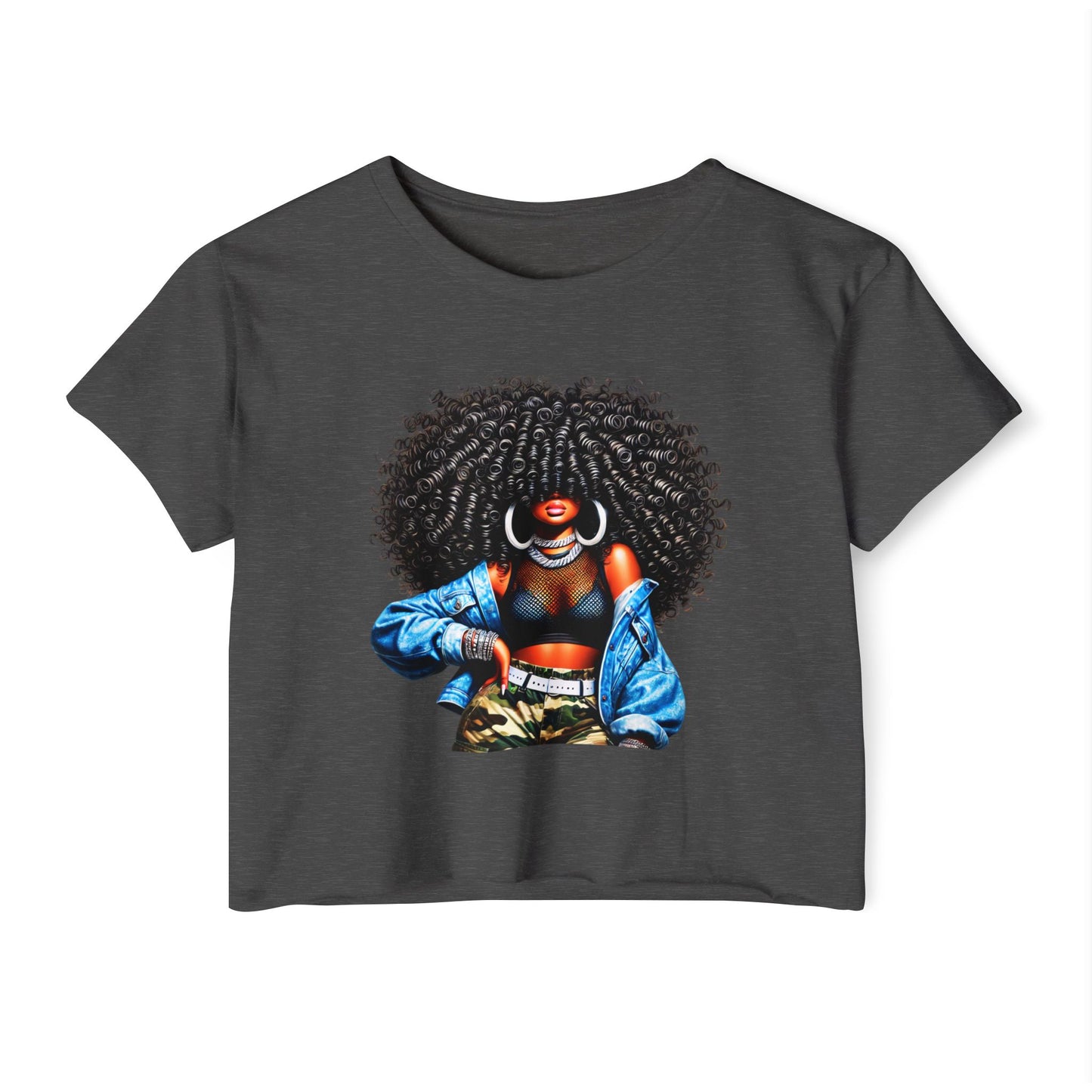 Afro Beat Festival Crop Top Tee