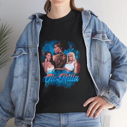 GloRilla Inspired Unisex Heavy Cotton Tee - Trendy Graphic T-Shirt for Everyday Style - Williams Boutique 