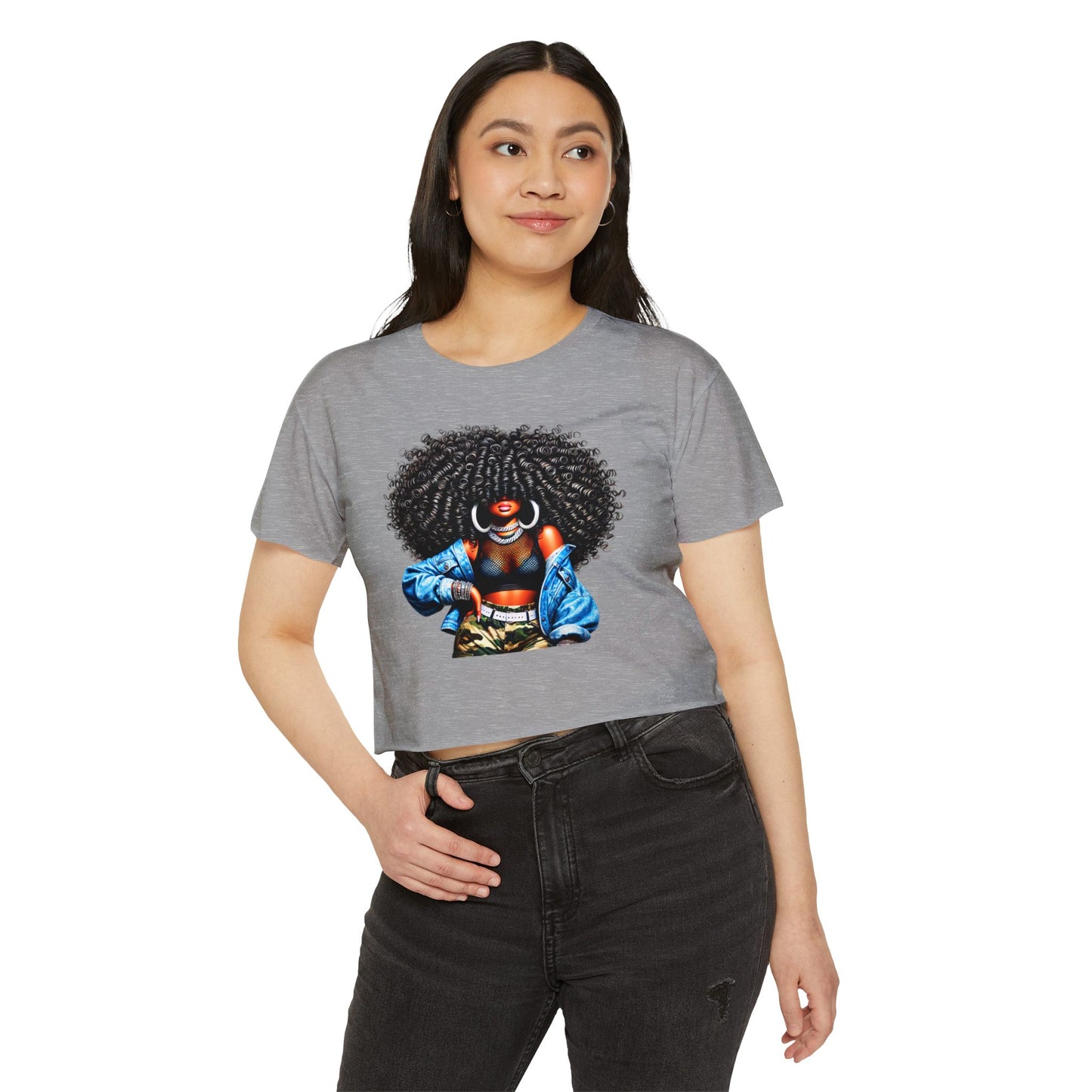 Afro Beat Festival Crop Top Tee