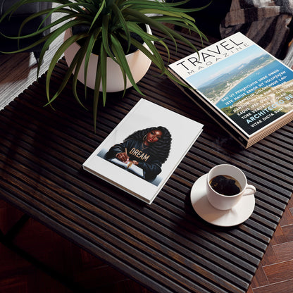 Dream Journal — Hardback Journal with Inspirational Black Woman Illustration