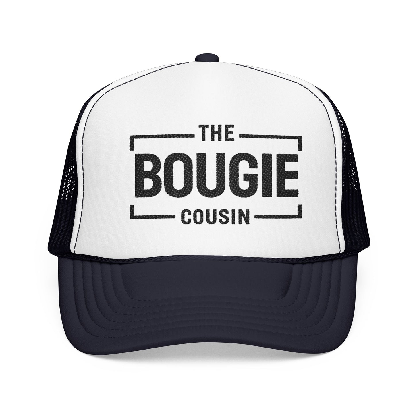 Bougie Foam Trucker Hat — 'The Bougie' Embroidered Mesh Cap