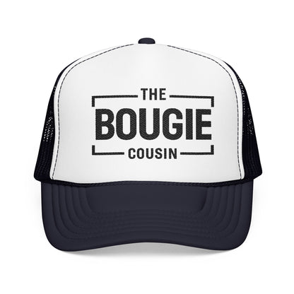 Bougie Foam Trucker Hat — 'The Bougie' Embroidered Mesh Cap