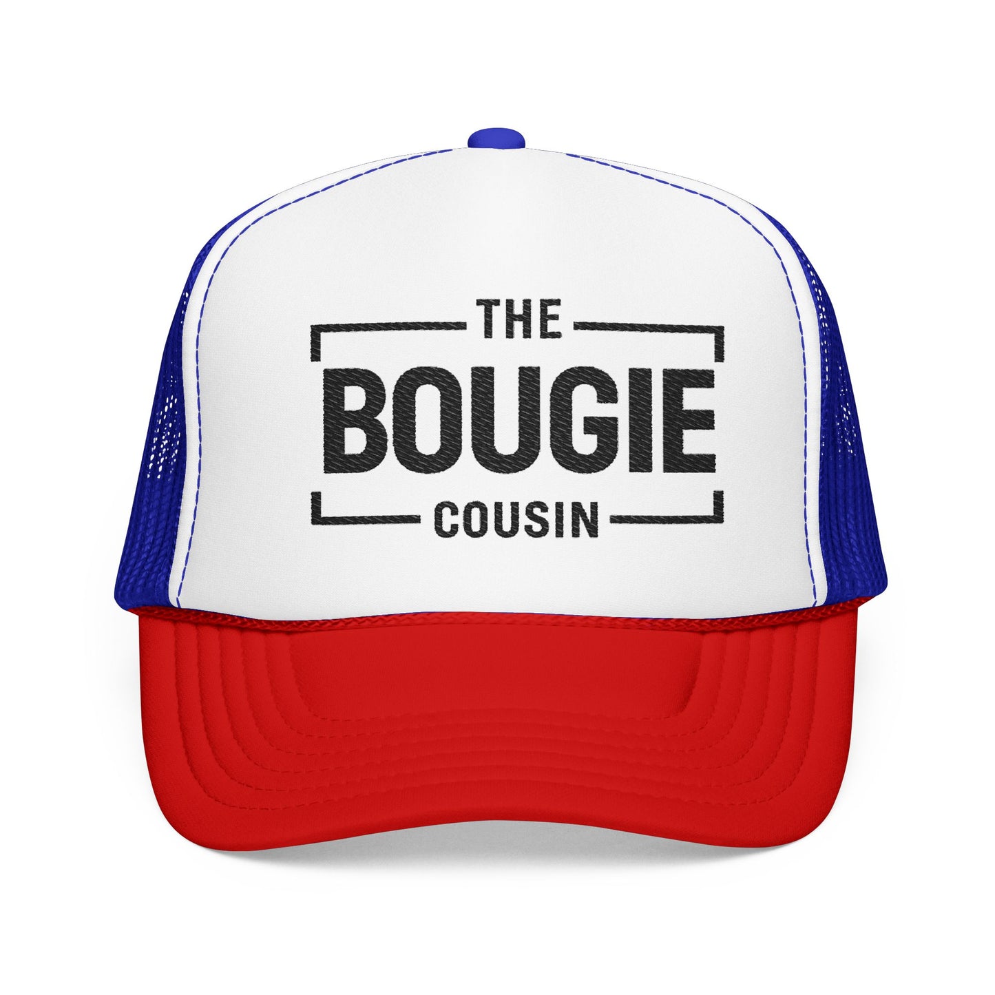 Bougie Foam Trucker Hat — 'The Bougie' Embroidered Mesh Cap
