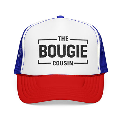 Bougie Foam Trucker Hat — 'The Bougie' Embroidered Mesh Cap