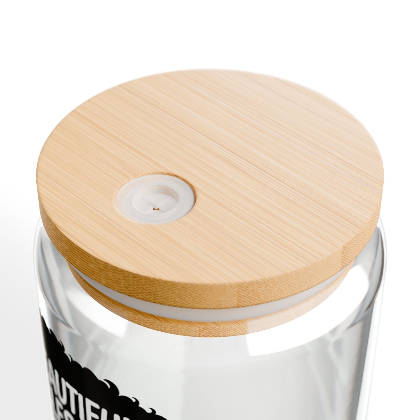 Beautiful Blessed Woman of God Sipper Glass – 16oz Inspirational Drink Jar