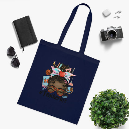 #Teacherlife Tote Bag, Eco-Friendly Tote