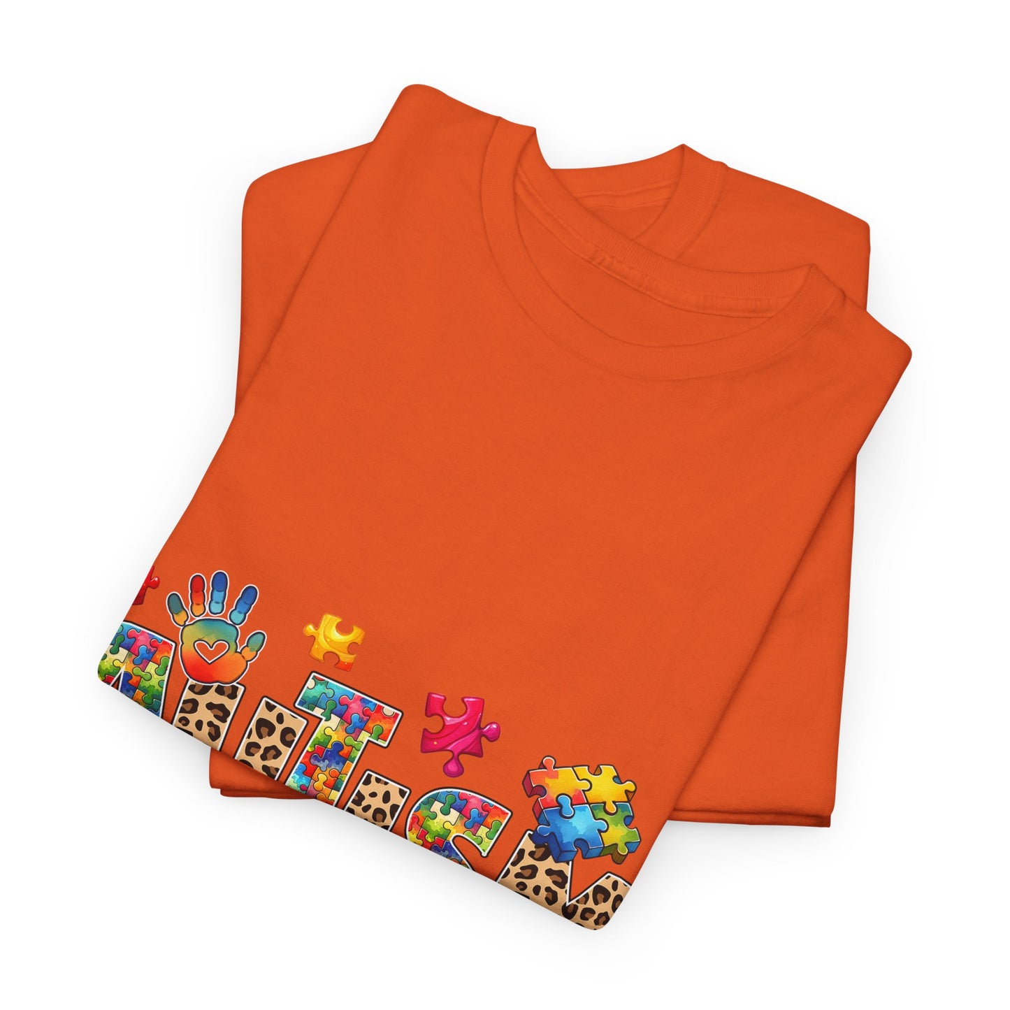 Autism Awareness T-Shirt — 'Autism: Sparking the World with Creativity' Puzzle Design