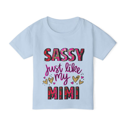 Toddler T-Shirt — “Sassy Just Like My Mimi” Tee
