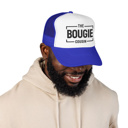 Bougie Foam Trucker Hat — 'The Bougie' Embroidered Mesh Cap