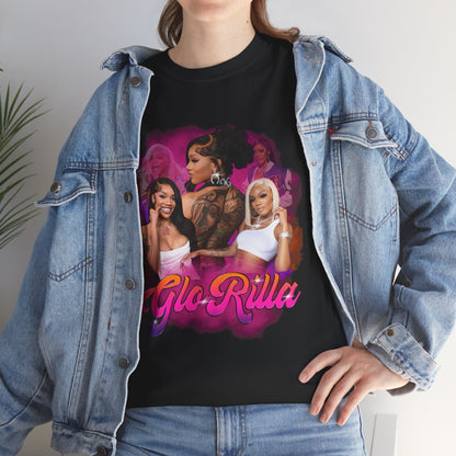 GloRilla Graphic Unisex Heavy Cotton Tee - Casual Streetwear for Music Lovers - Williams Boutique 