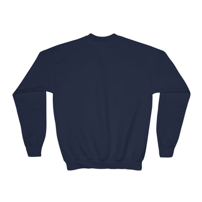 Youth Crewneck Sweatshirt – "Black Is Beautiful" Retro Typography Kids Pullover