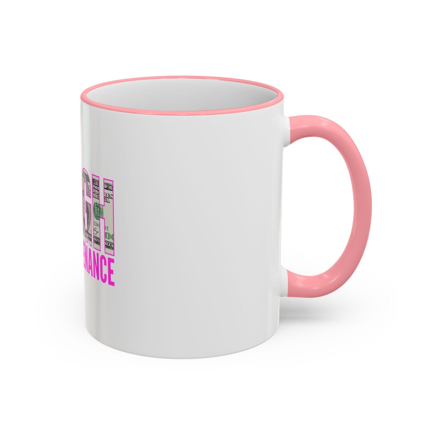 High Maintenance Lipstick Accent Rim Mug