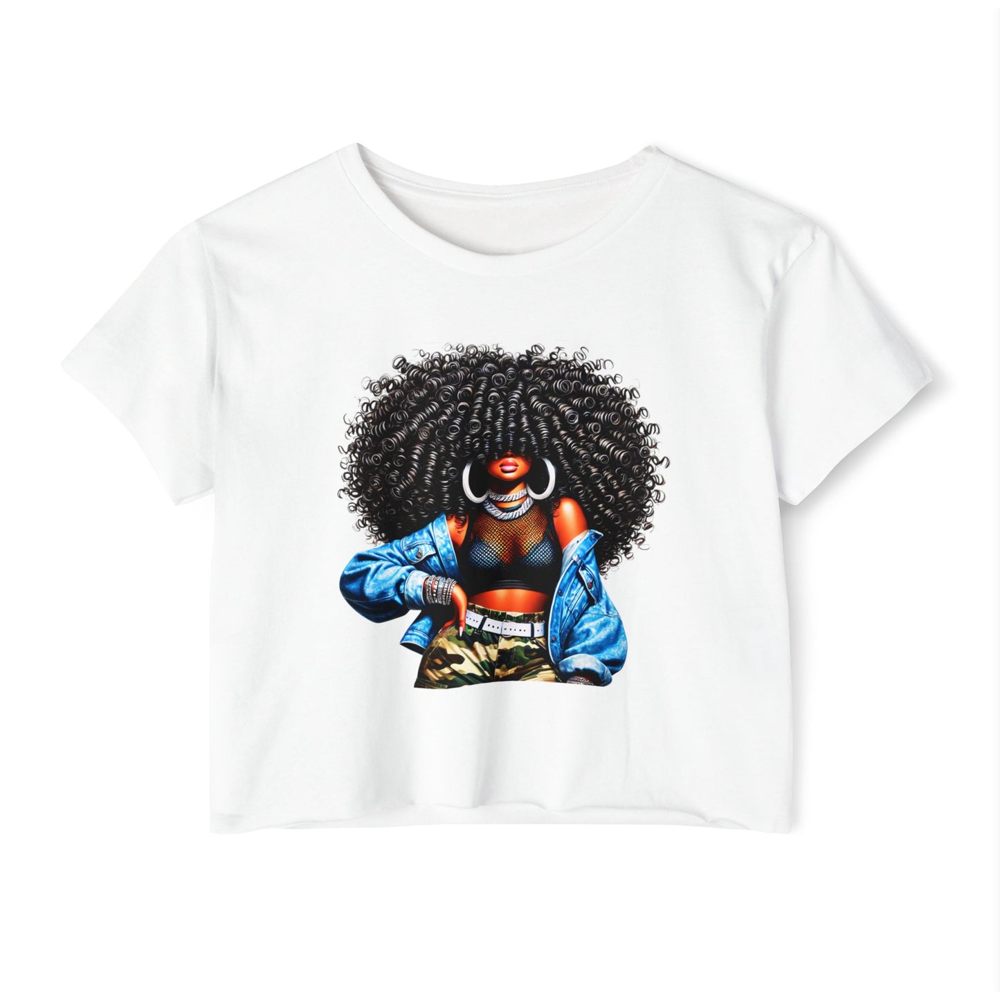 Afro Beat Festival Crop Top Tee