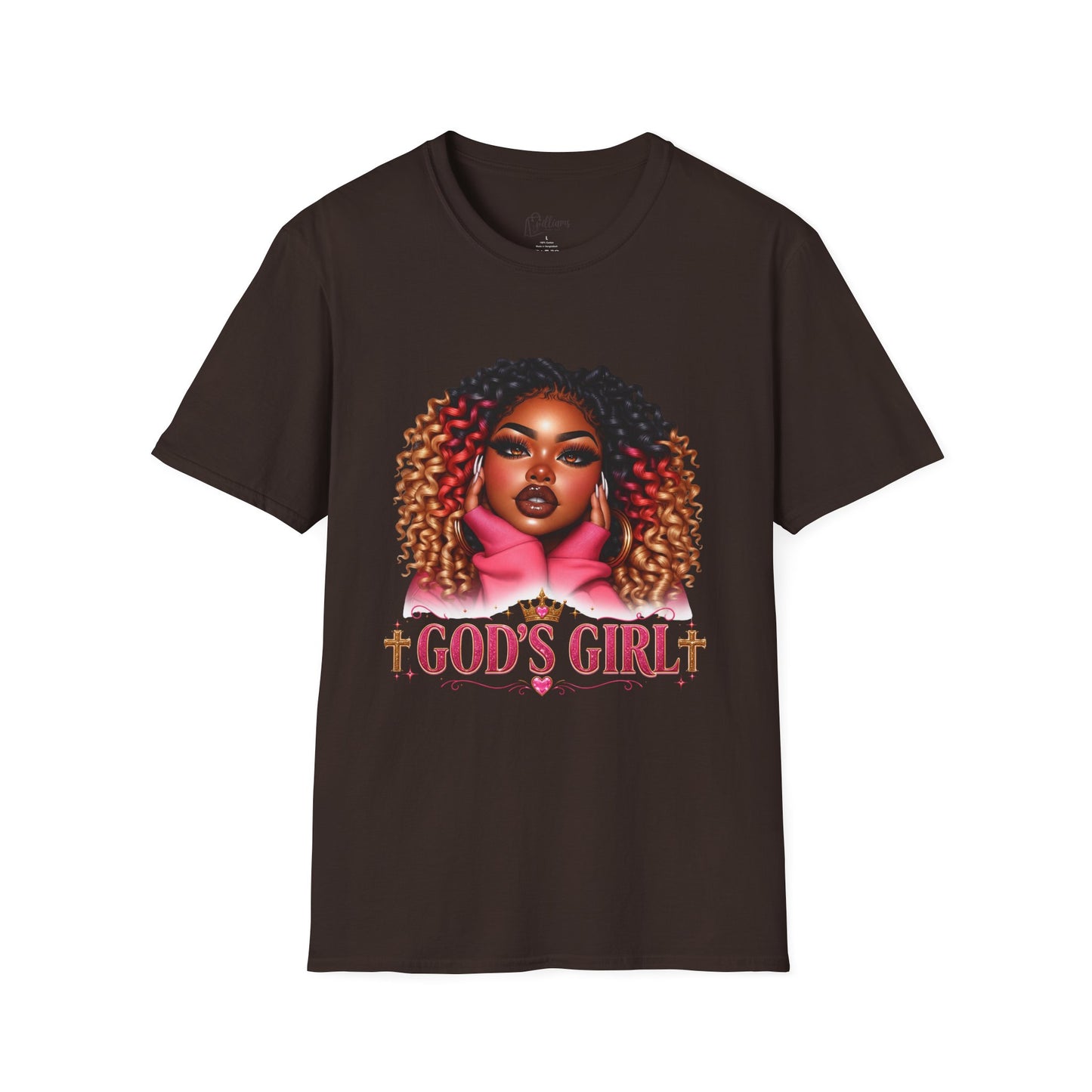 God's Girl Graphic T-Shirt — Afrocentric Faith Tee