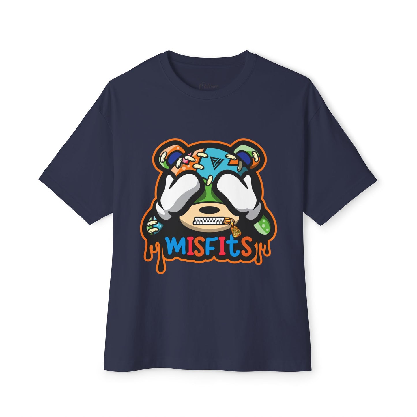 Misfits Bear Graphic Tee —  Streetwear Oversized Boxy T-Shirt