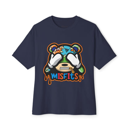 Misfits Bear Graphic Tee —  Streetwear Oversized Boxy T-Shirt