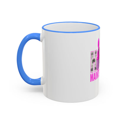 High Maintenance Lipstick Accent Rim Mug