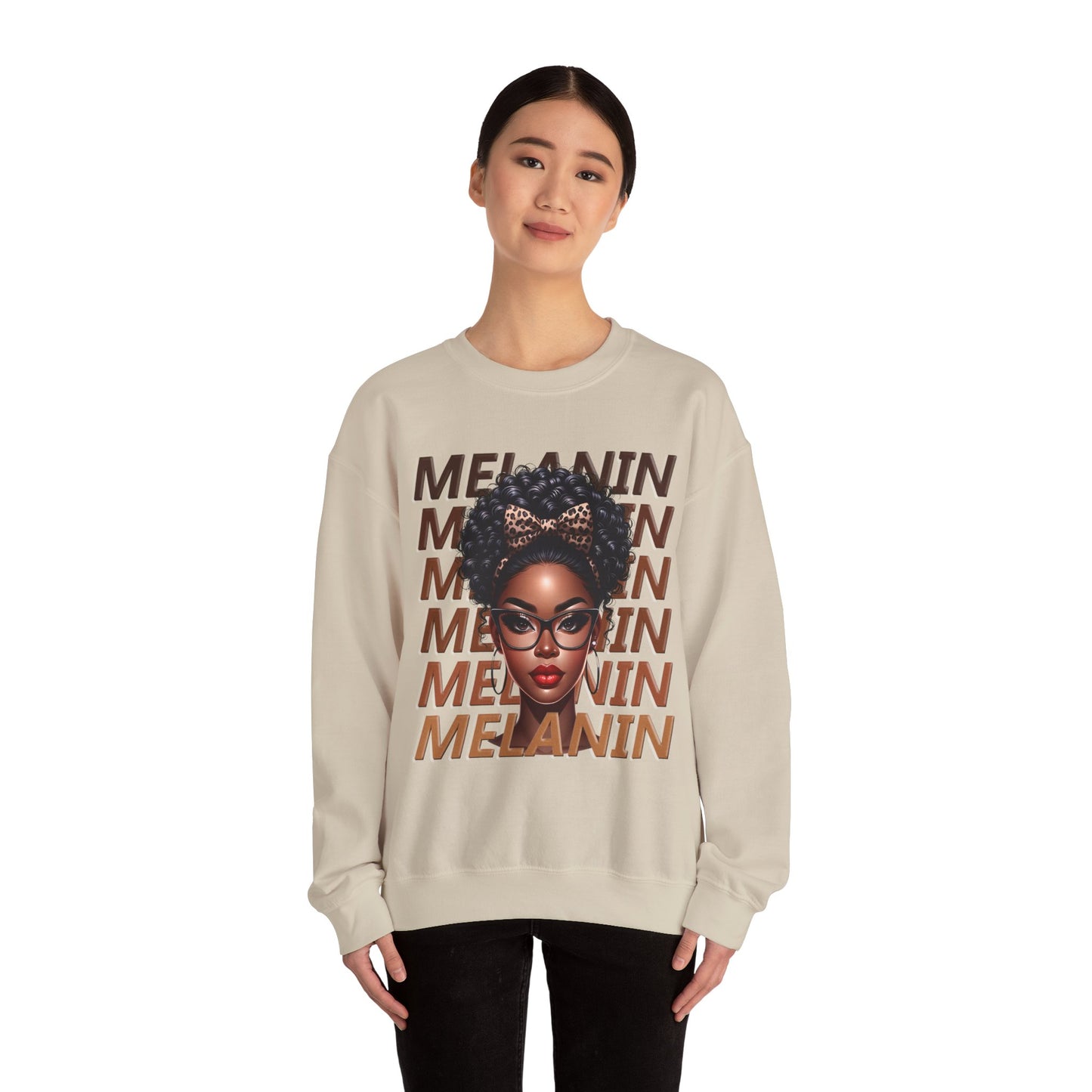 Melanin Inspired Unisex Heavy Blend™ Crewneck Sweatshirt