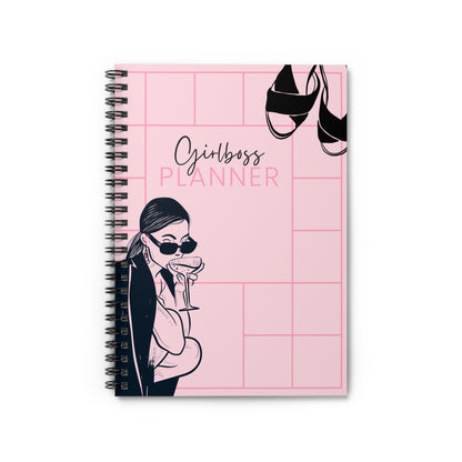 Girlboss Planner Spiral Notebook - Williams Boutique 
