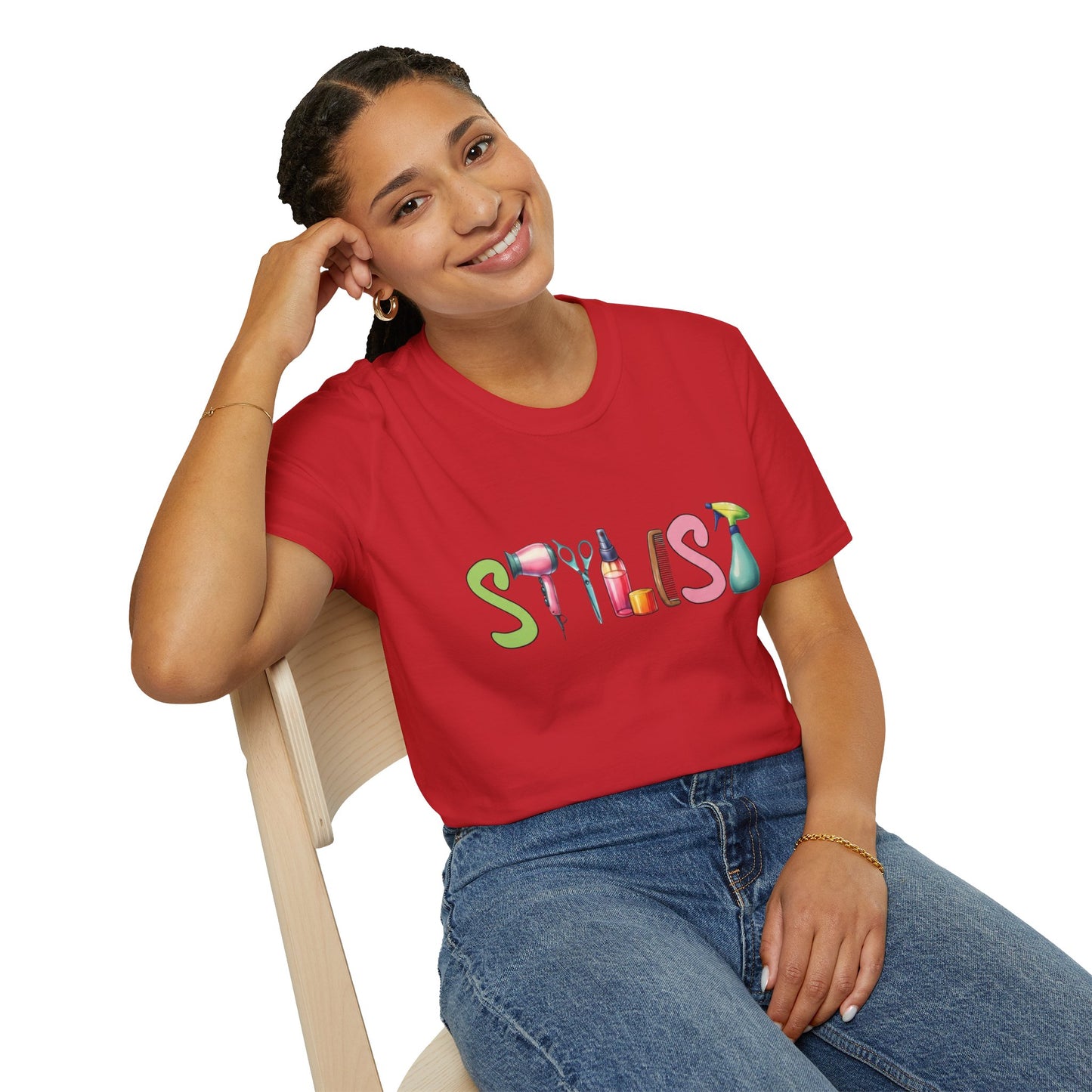 Stylist Tools Graphic T-Shirt — Salon Hairdresser Tee