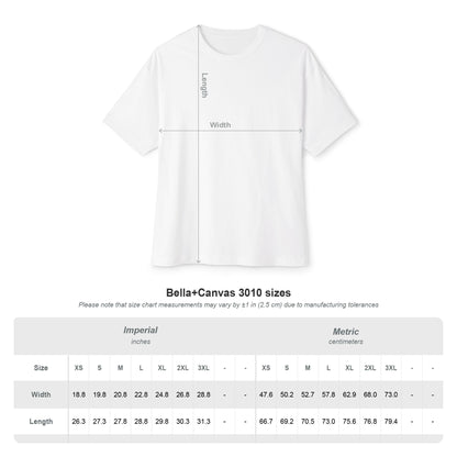 They Not Like Me Boxy Tee — Rasta Colors Vertical Text Graphic T-Shirt