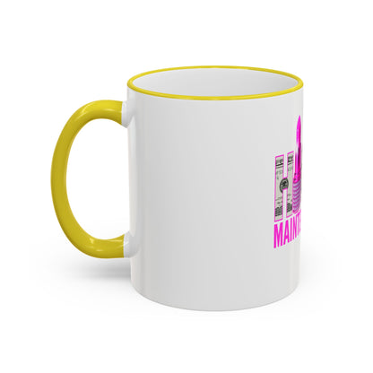 High Maintenance Lipstick Accent Rim Mug
