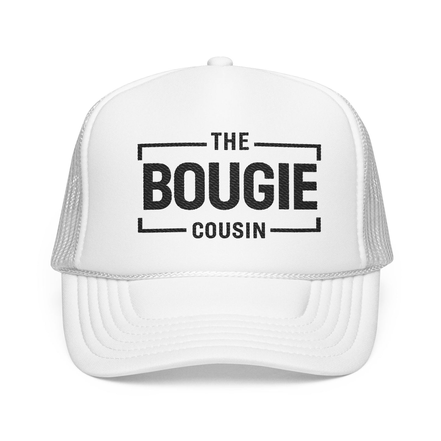 Bougie Foam Trucker Hat — 'The Bougie' Embroidered Mesh Cap