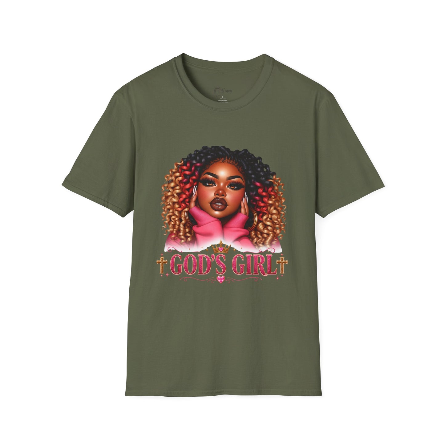 God's Girl Graphic T-Shirt — Afrocentric Faith Tee