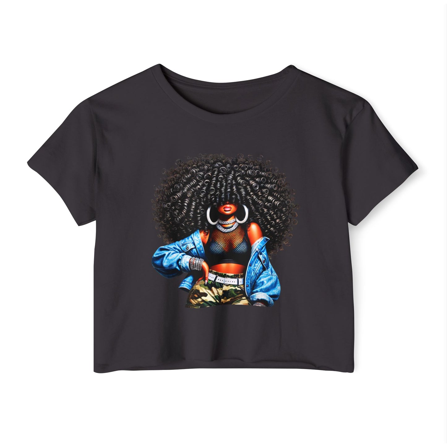 Afro Beat Festival Crop Top Tee