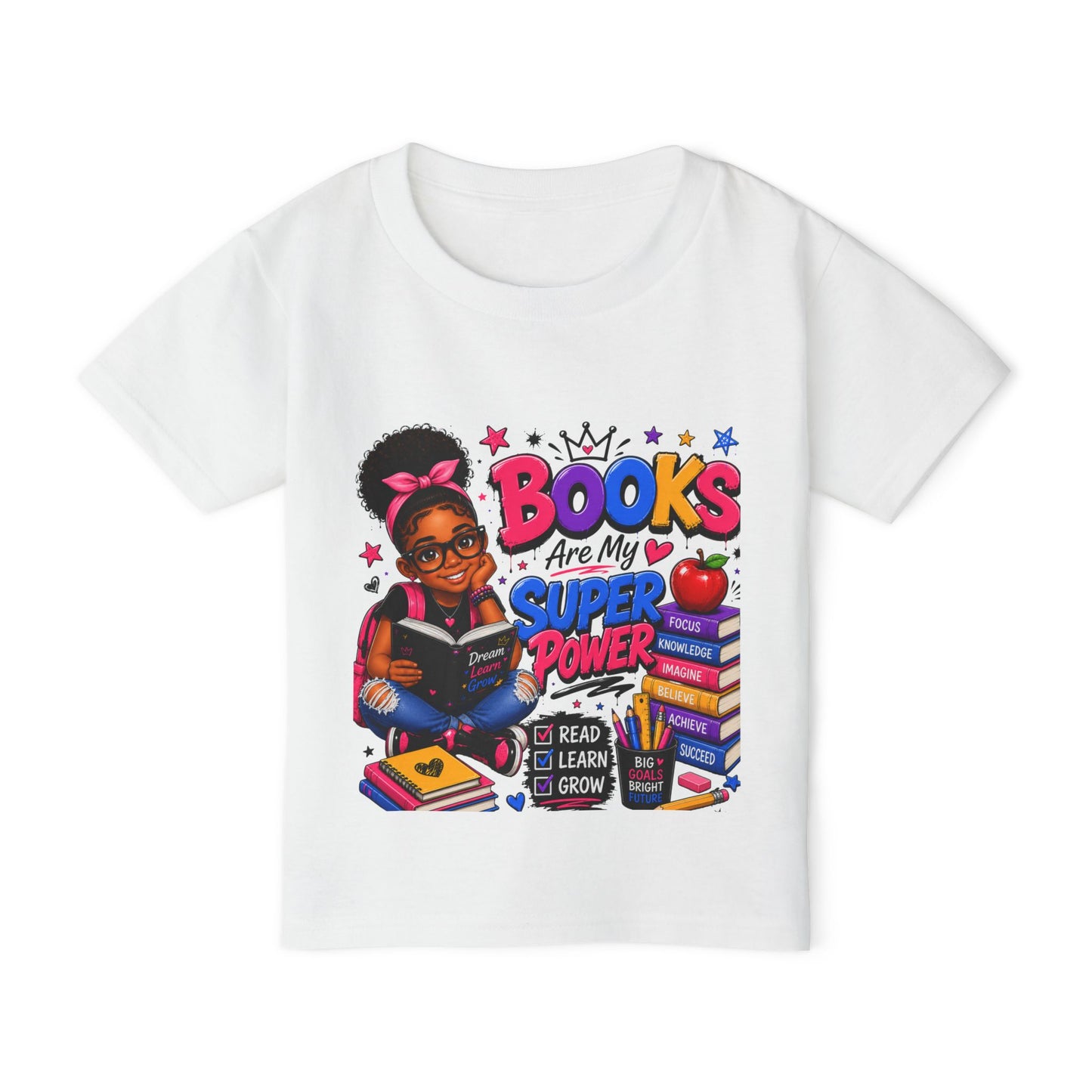 Books Are My Superpower Toddler T-Shirt