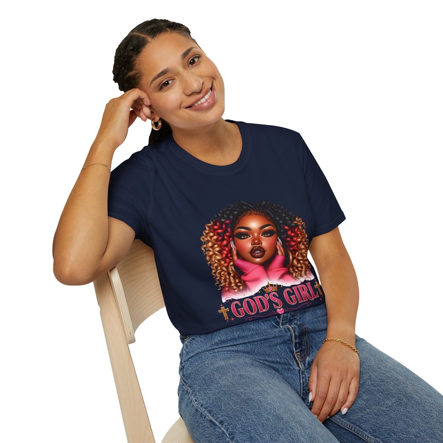 God's Girl Graphic T-Shirt — Afrocentric Faith Tee