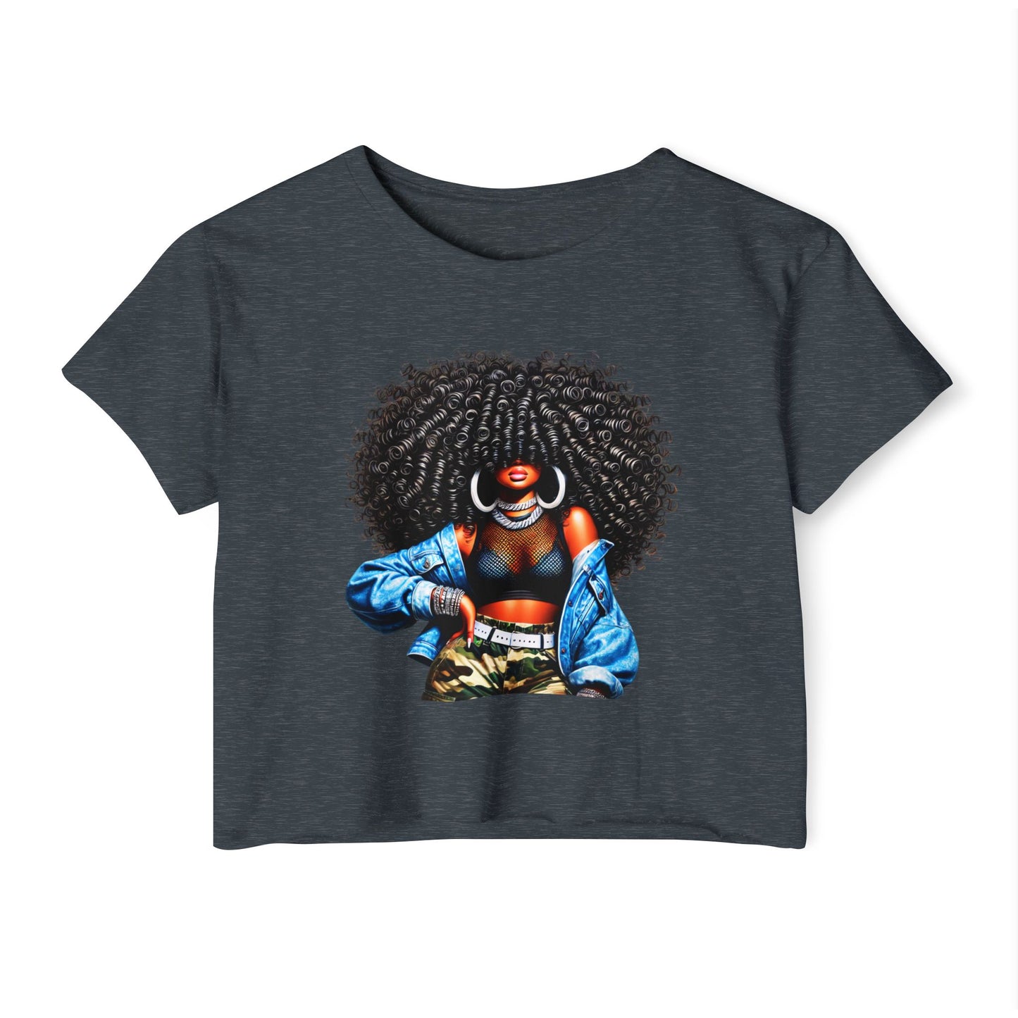 Afro Beat Festival Crop Top Tee