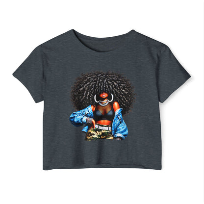 Afro Beat Festival Crop Top Tee