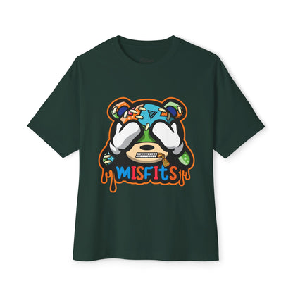 Misfits Bear Graphic Tee —  Streetwear Oversized Boxy T-Shirt